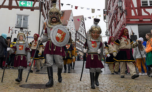Bild 1: Tausende Hästräger und Musiker in Pfullendorf: Bilder vom Umzug (3)