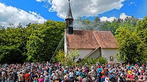 Tausende Besucher waren beim ersten historischen Blaulichttag im Freilichtmuseum Neuhausen ob Eck.