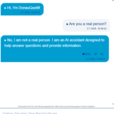 Neben Deutsch und Englisch kann der DonauQuelli noch 18 weitere Sprachen. Auch leichte Sprache kann eingestellt werden. Der Bot wurde ...