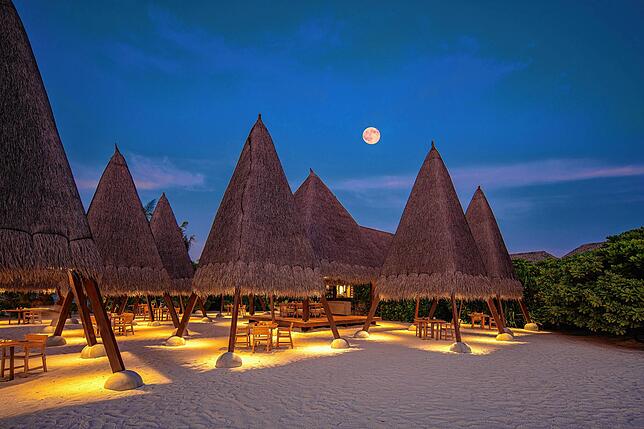 Sechs Restaurants hat Hoffmanns Resort, eines ist hier zu sehen.