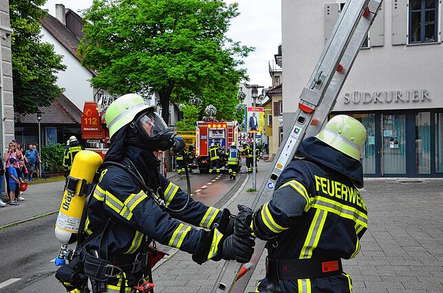 Bild 11: Bilder der Hauptübung der Freiwilligen Feuerwehr Markdorf – Teil 2
