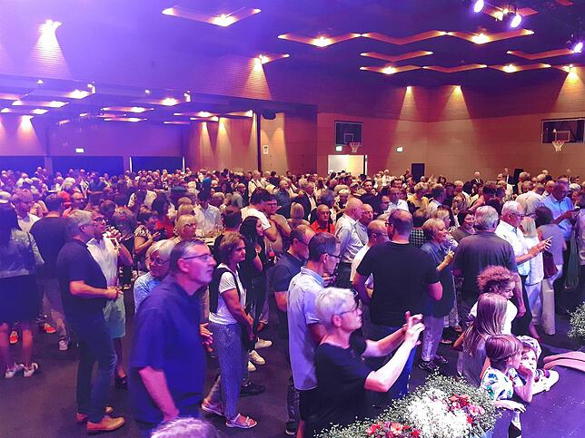 Bild 3: OB-Wahl: Das sind die Bilder der Wahlparty in der Stadthalle