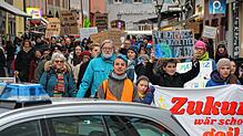 Für den Klimaschutz demonstrieren in Konstanz rund 400 Menschen. Sie folgen einem Aufruf von Fridays for Future.