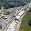 Eindrücke vom B33-Tunnel Waldsiedlung: Die Bauarbeiten im Juni 2020.