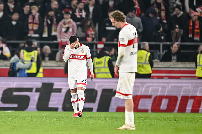 Deniz Undav (l) und Nick Woltemade: Bittere Enttäuschung nach dem Spiel.