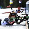 Volle Konzentration am Schießstand: Emilie Behringer (SC Todtmoos) erreichte zum Auftakt der Jugend-Weltmeisterschaften in Lenzerheide ...