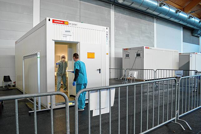 14 Wochen lang war das Fieberzentrum in der Messe Friedrichshafen.
