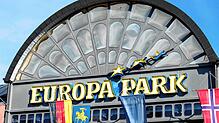 Noch bis 26. März geschlossen: Der Haupteingang des Europa-Parks in Rust.