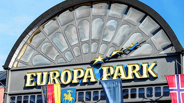 Noch bis 26. März geschlossen: Der Haupteingang des Europa-Parks in Rust.