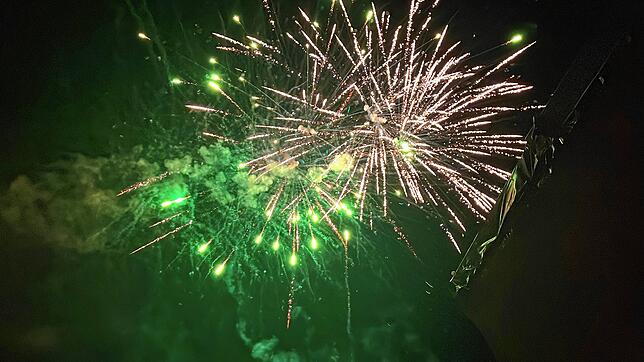 Bild 14: Mit diesem Feuerwerk ist die Lange Kulturnacht in Schwenningen beendet worden