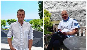 Dirk Hoberg (links) und Johannes Wuhrer sind mit ihren Restaurants in Konstanz und in Öhningen seit Jahren durchgehend im Guide Michelin ...