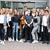 Der neue Jugendgemeinderat wurde im Rathaus begrüßt: Lara Bludau (v.l.), Nathalie Probst, Carolina Groß, Sonja Schächtle, Eva-Maria ...