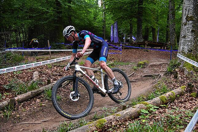 Zufrieden: Lukas Kornberger vom Team Orbea Serpentine Velosport wurde in Gränichen 28. im Rennen der Amateure.