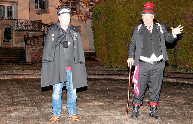 Zwar in verkürzter Form, aber nicht weniger lustig: Entenkarle (Stephan Harsch, links) und Mehlmarti (Michael Jehle).