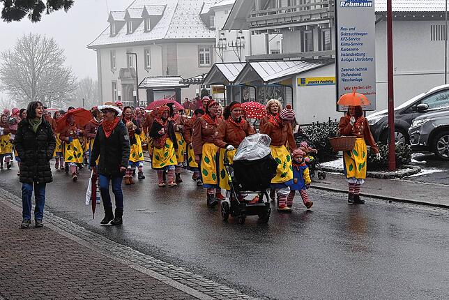 Bild 14: Fasnacht 2025: Bilder der Kindergarten- und Schülerbefreiung in Birkendorf
