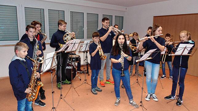 Die Jugendkapelle des Musikvereins Obersäckingen.