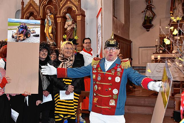 Bild 16: Famose Narrenmesse in Wiechs: Die besten Bilder der Narrentage 2025