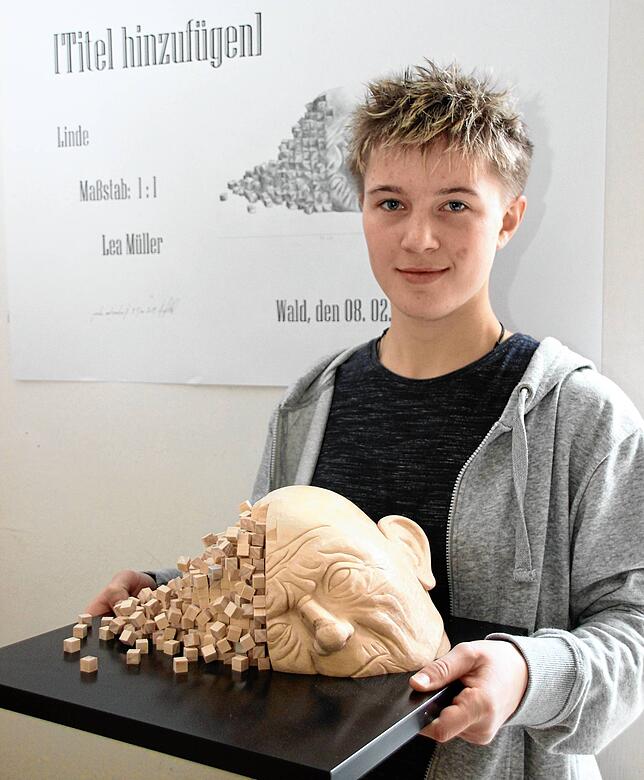 Lea Müller, 19 Jahre, aus Burgweiler, erreichte mit ihrem Gesellenstück &bdquo;[Titel hinzufügen]&ldquo; auf Bundesebene den 2. Preis im ...