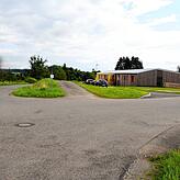 Wird künftig bei der Einfahrt zum Meßkircher Schulzentrum wie zur neuen Kita Kindernest (Bild) Tempo 30 gelten? Auch dazu wird eine ...