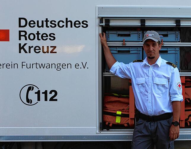Michael Weißer seit 2008 Mitglied des DRK-Ortsvereins Furtwangen. Am 17. Juli ist er zum Einsatz nach Ahrweiler aufgebrochen.