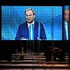CDU-Kandidat Armin Laschet beim ersten TV-Triell: entschlossene Miene, aggressiver Stil.