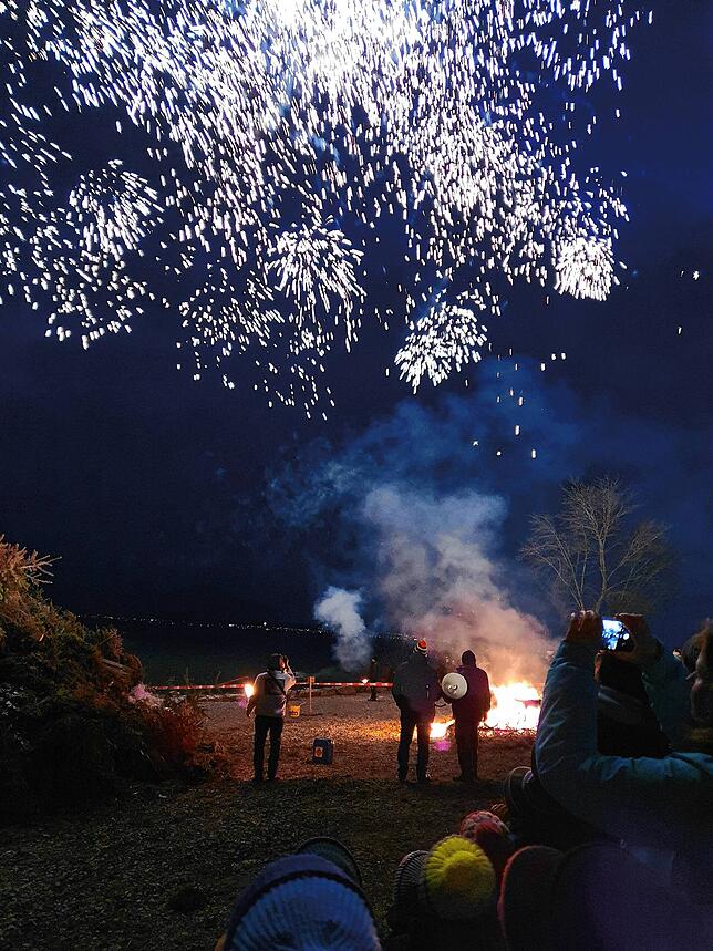 Bild 21: So schön war das Funkenfeuer am Fildenplatz