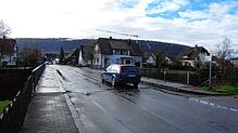 Die Brücke der Kreisstraße von Albbruck nach nach Schachen. Auch der Neubau wird keine eigenen Fahrradspuren erhalten.