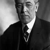 Thomas Woodrow Wilson, von 1913 bis 1921 Präsident der USA. Auf ihm ruhten die deutschen Hoffnungen auf einen milden "Wilson"-Frieden.