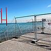 Die Kunstgrenze am Bodensee in Konstanz war von 2006, als in einem offiziellen Akt der Grenzzaun durchschnitten wurde, bis März 2020 ...