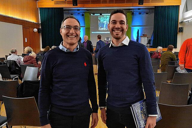 Alessandro Ribaudo (links) und Christoph Stolz.