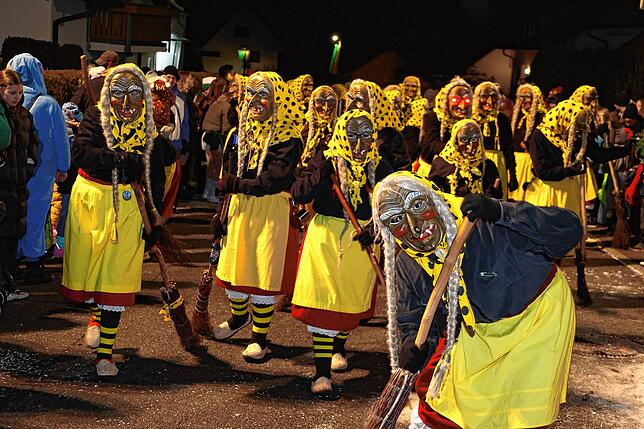 Bild 12: Nachtumzug in Pfaffenweiler (2/2)