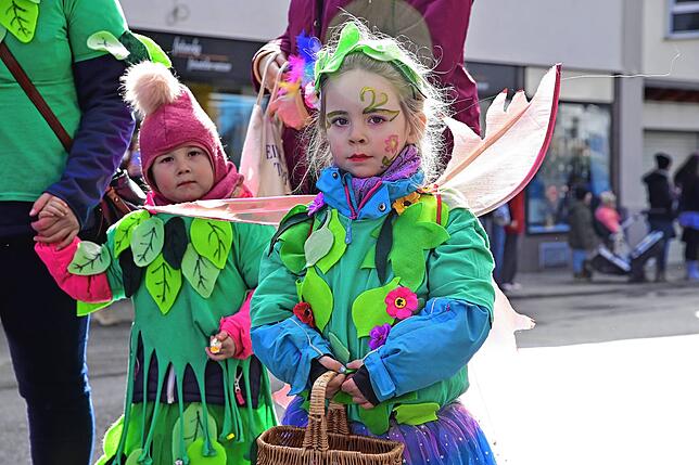 Eine kleine Fee vom Naturkindergarten Wurzelkinder in Oberkirnach.
