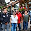 Wahlen beim EHC Herrischried (von links): Beisitzer Tobias Huber und Ricky Schneider (neu), Jugendleiterin Martina Rueß, Vorsitzender ...