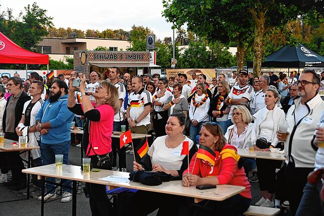 Bild 1: Deutschland – Schweiz: Die schönsten Bilder vom Public Viewing in Tiengen