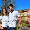 Bettina Boos-Matthes (35) und Max Mutschler (37) fiebern der Eröffnung der &bdquo;Genussrunde&ldquo; in Wald entgegen, die starten soll, ...