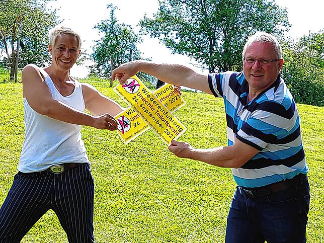 Ja zur unechten Teilortswahl in Hüfingen: Dafür plädieren Christina Meckes und Michael Jerg. Sie sind Sprecher der Ja-Initiative, die ...