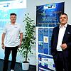 Geschäftsführer Christian Meyer (rechts) und Vertriebschef Thomas Wichert gehören zum Führungsteam bei Lake Fusion Technologies. Das ...