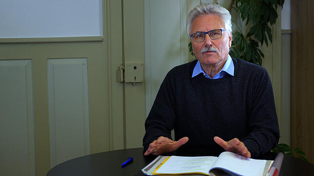 Ortsvorsteher Reinhard Müller hat das Projekt Hochwasserrückhaltebecken maßgeblich begleitet.