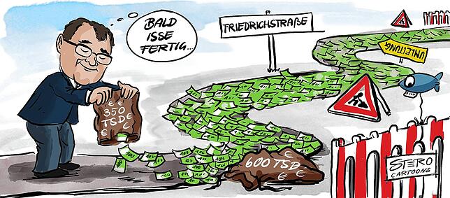 Doch wieder ein Prachtboulevard: Die Friedrichstraße wird zum teuren Pflaster, wenn auch anders als geplant.