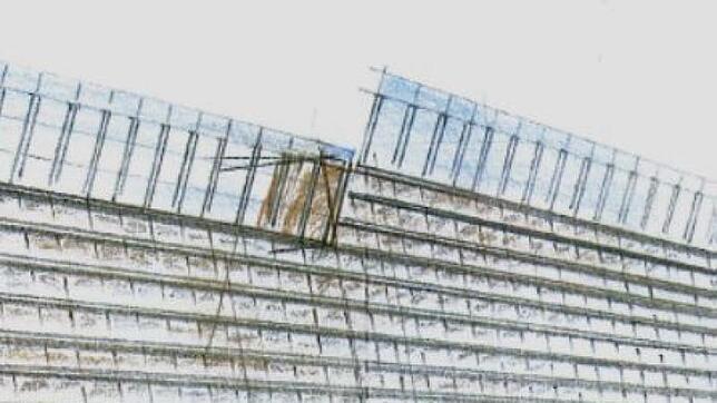 So soll der Lärmschutzwall mit einer aufgesetzten Lärmschutzwand ausstehen: mit einer Höhe von 12,5 Meter wird er die Bundesstraße und ...