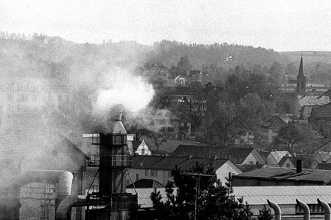 Die KHD Gießerei Fahr von Nellenburg-Hang aus