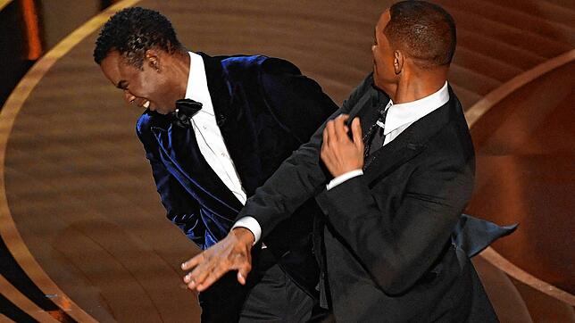 Ohrfeige auf der Bühne: Will Smith schlägt Chris Rock während der Oscar-Verleihung