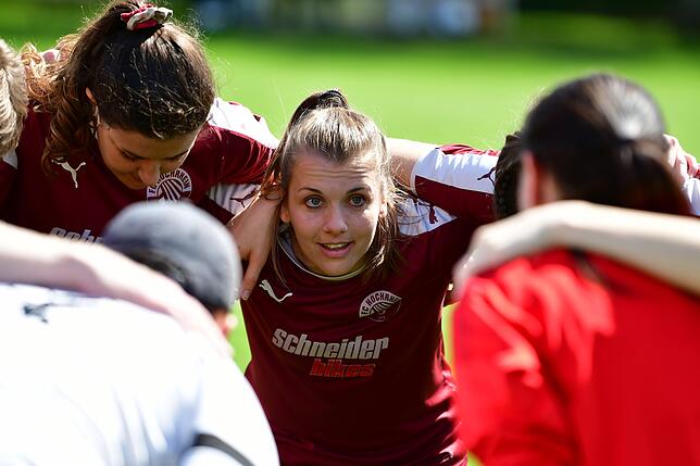 Abschied: Nina Sardu hat in den sieben Jahren beim FC Hochrhein viele Freundschaften im Team geschlossen.