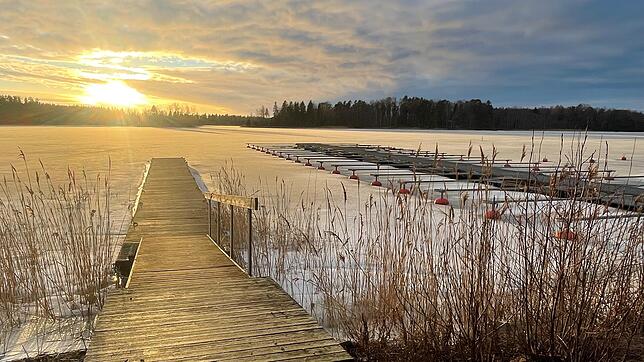 Die Landschaft hat die Gäste aus Deutschland fasziniert. Die Winter im Südwesten von Finnland sind dunkel und kalt. Januar und Februar ...