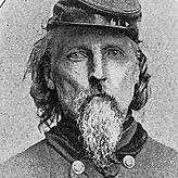 In der Uniform der Nordstaaten im Sezessionskrieg: Friedrich Hecker als US-Colonel. Die militärsichen Operationen seiner Truppe überließ ...