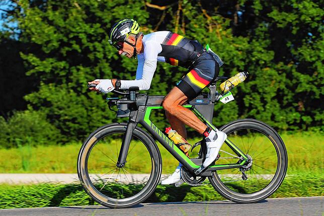 Der Hüfinger Fritz Österreich hat am Triathlon in Roth teilgenommen.