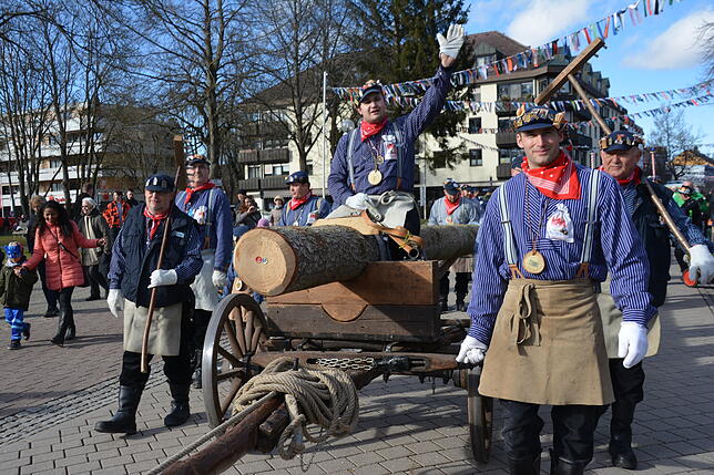 Bild 14: Bilder vom Kinderumzug und Narrenbaumstellen in Bad Dürrheim