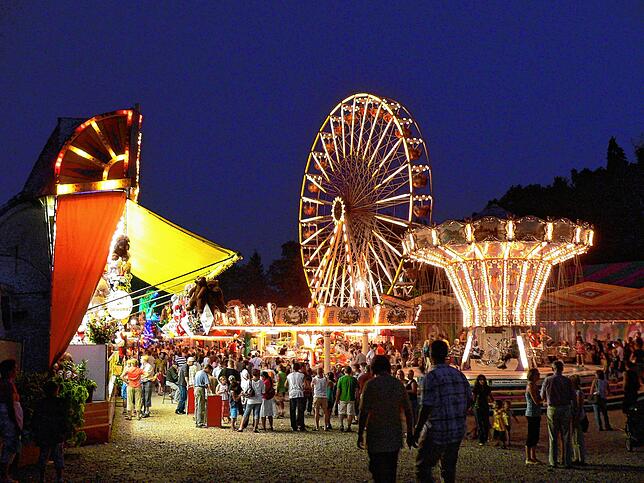 Auch der Rummel auf dem Chilbiplatz gehört zum Waldshuter Heimatfest.