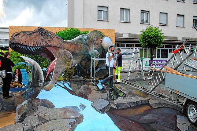 Bild 4: Blumberg beginnt zu leuchten: Das Street Art Festival beginnt