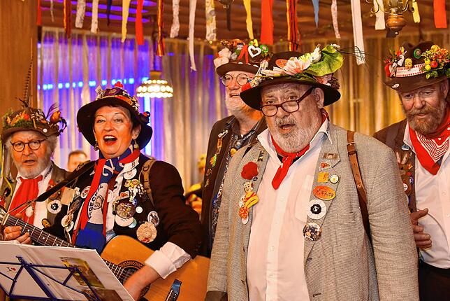 Der jüngste Streich: Die Stadtstreich(l)er beim Donaueschinger Gaudimusik-Obed 2023.
